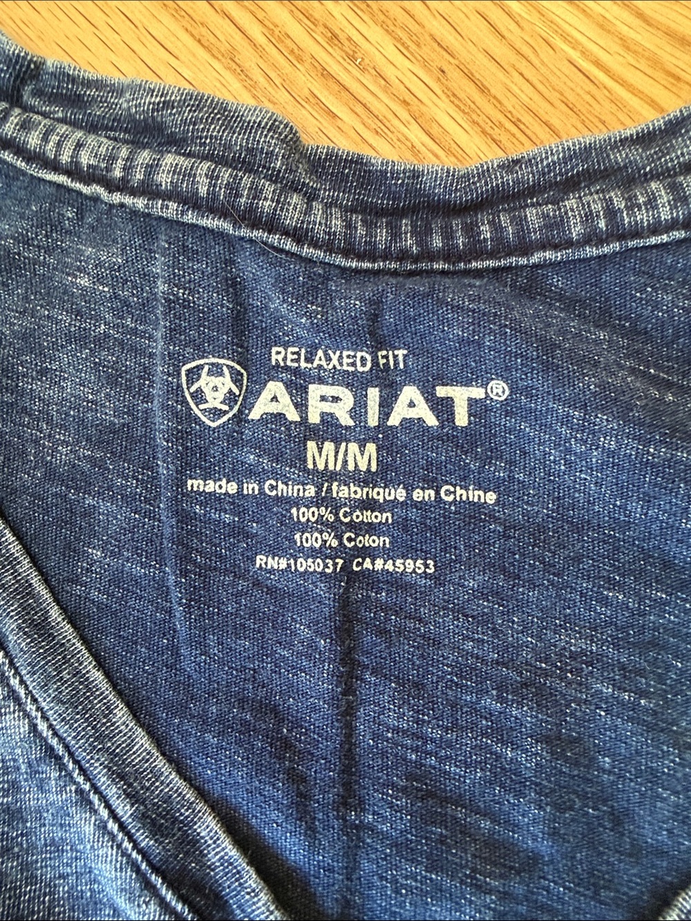Ariat Navy V-Neck Tank with Pink Eagle Graphic - Picture 2 of 2